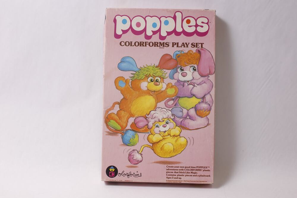Popples Colorforms Play Set 1986 TCFC Sticking Pieces ~ 260219-WH 1002